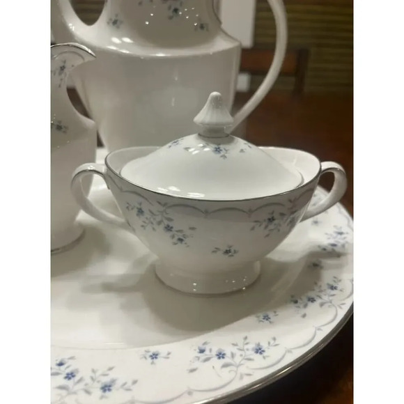 RARE!! Royal Daulton Cotillion VTG Full Coffee Serving Set Fine Bone China - Picture 4 of 10